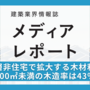 低層非住宅で拡大する木材利用　500㎡未満の木造率は43%（トピックス）